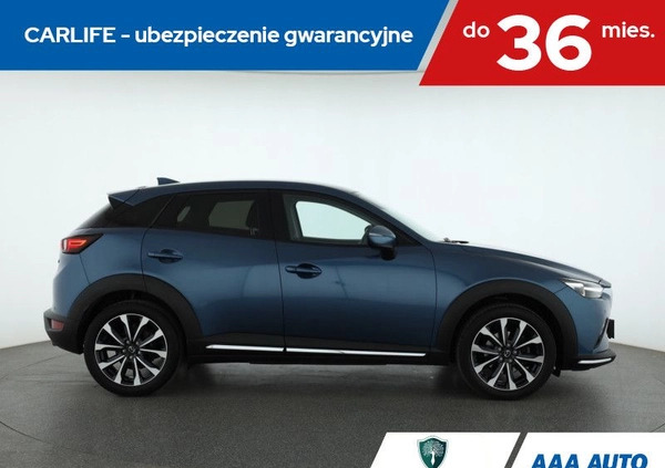 Mazda CX-3 cena 83000 przebieg: 78069, rok produkcji 2019 z Lubliniec małe 301